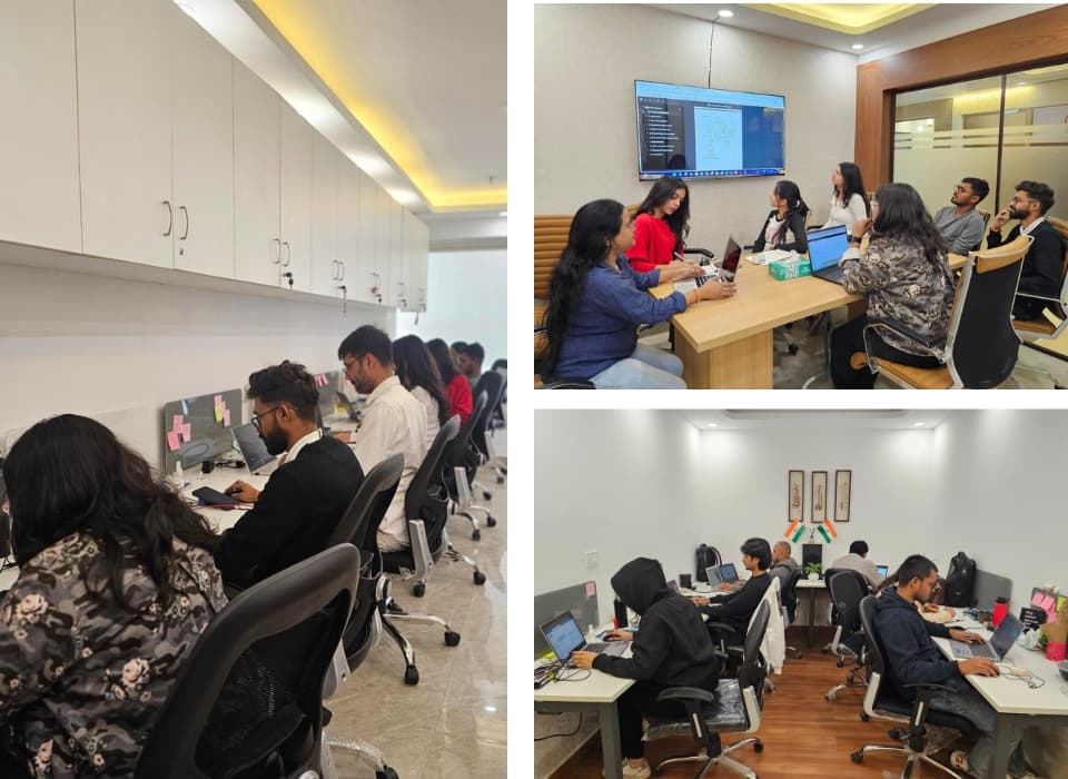 Why Choose Us - Office collaboration and workspace